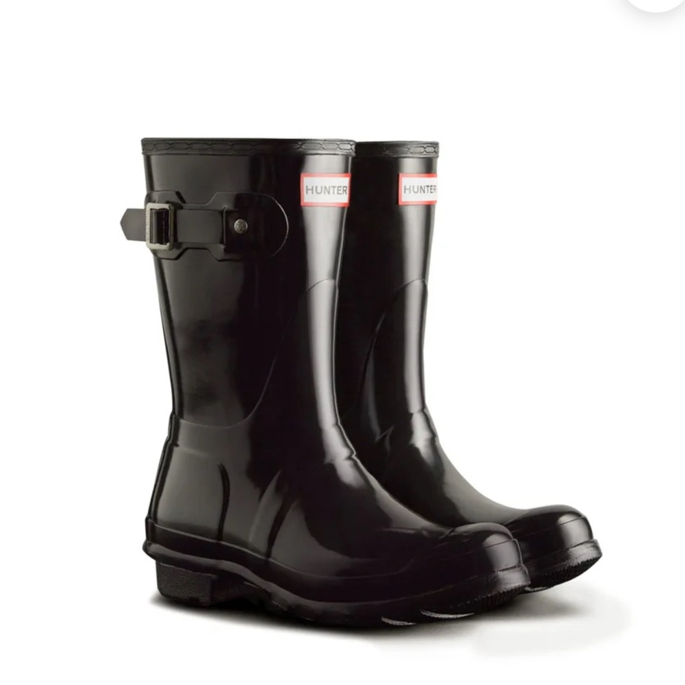 Hunter Black Glossy Boots